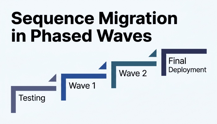 Phased Migration Waves Chart