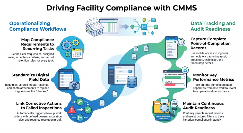 Driving Facility Compliance with CMMS