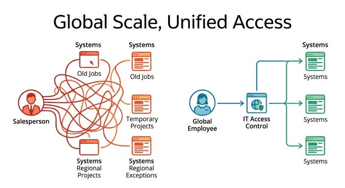 Global Access Management Infographic