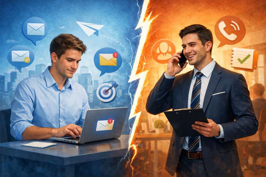 Cold Email Job Vs. Cold Call