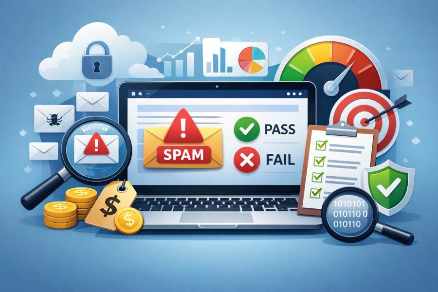 Online Email Content Spam Checker