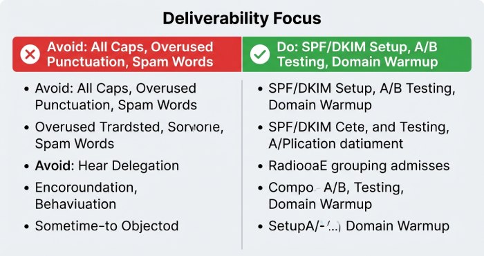 Deliverability Dos and Don'ts

