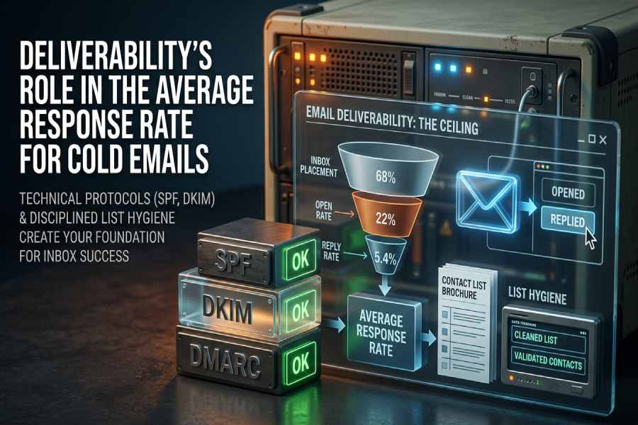 Deliverability’s Role In The Average Response Rate For Cold Emails