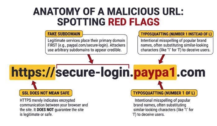 Malicious URL Anatomy