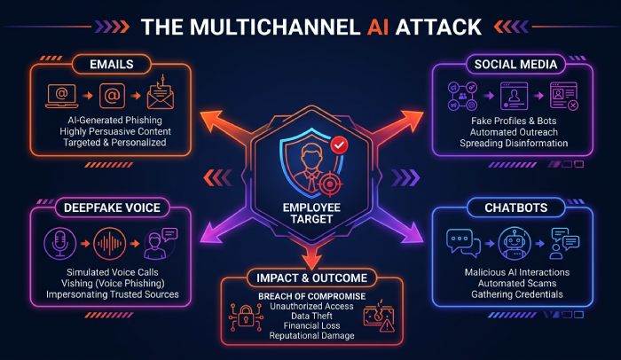 Multichannel Attack Diagram