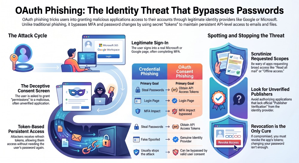 Understanding OAuth Phishing Identity Threats