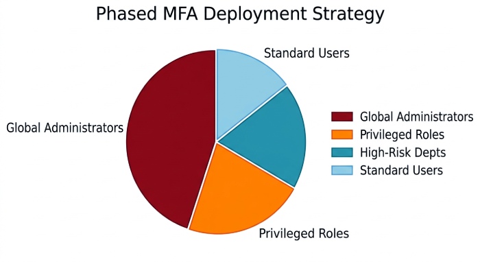 Conditional Access Rollout Pie Chart