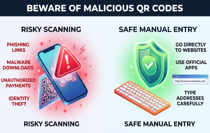 QR Code Phishing Warning