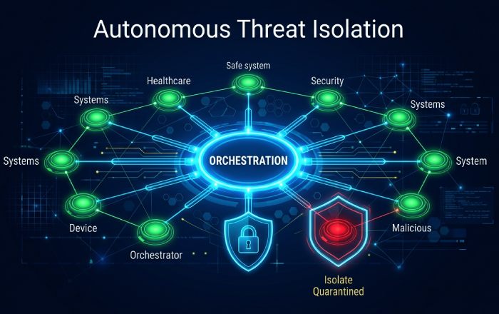 Automated Threat Isolation Infographic