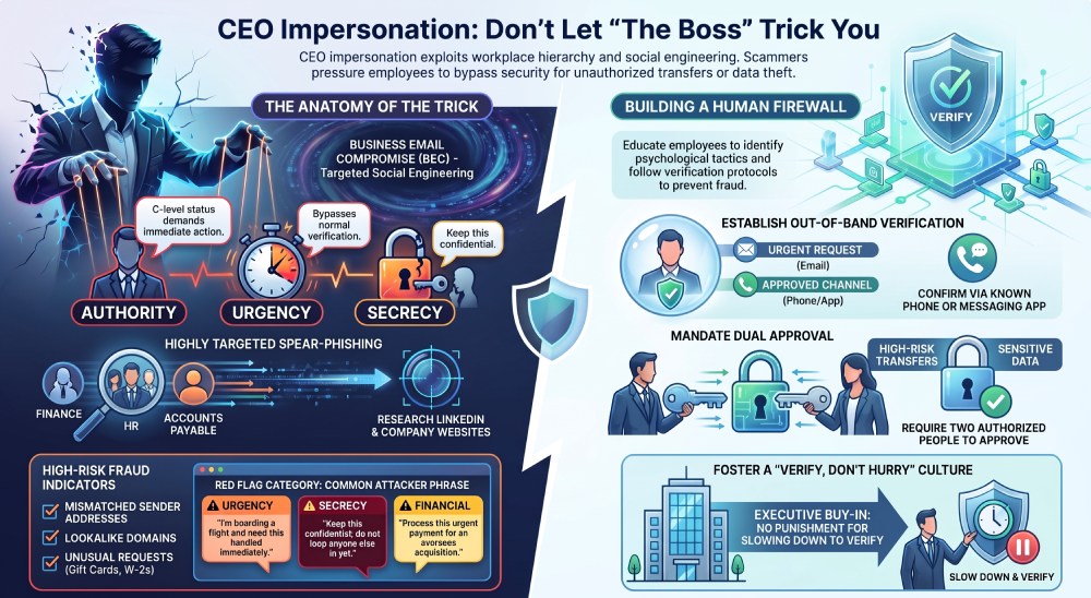 Preventing Executive Impersonation Fraud