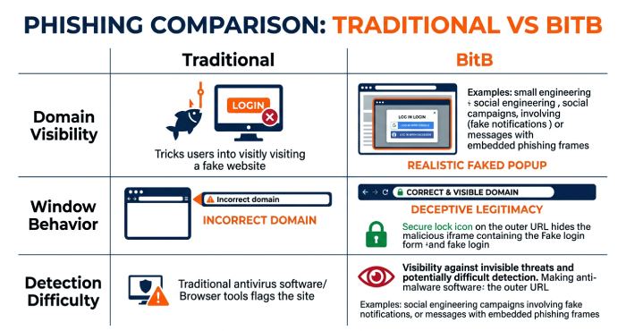 Phishing Methods Comparison Table