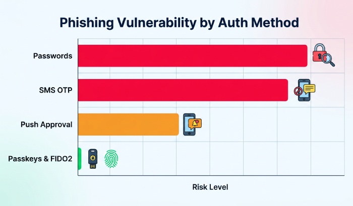 Authentication Vulnerability Bar Chart